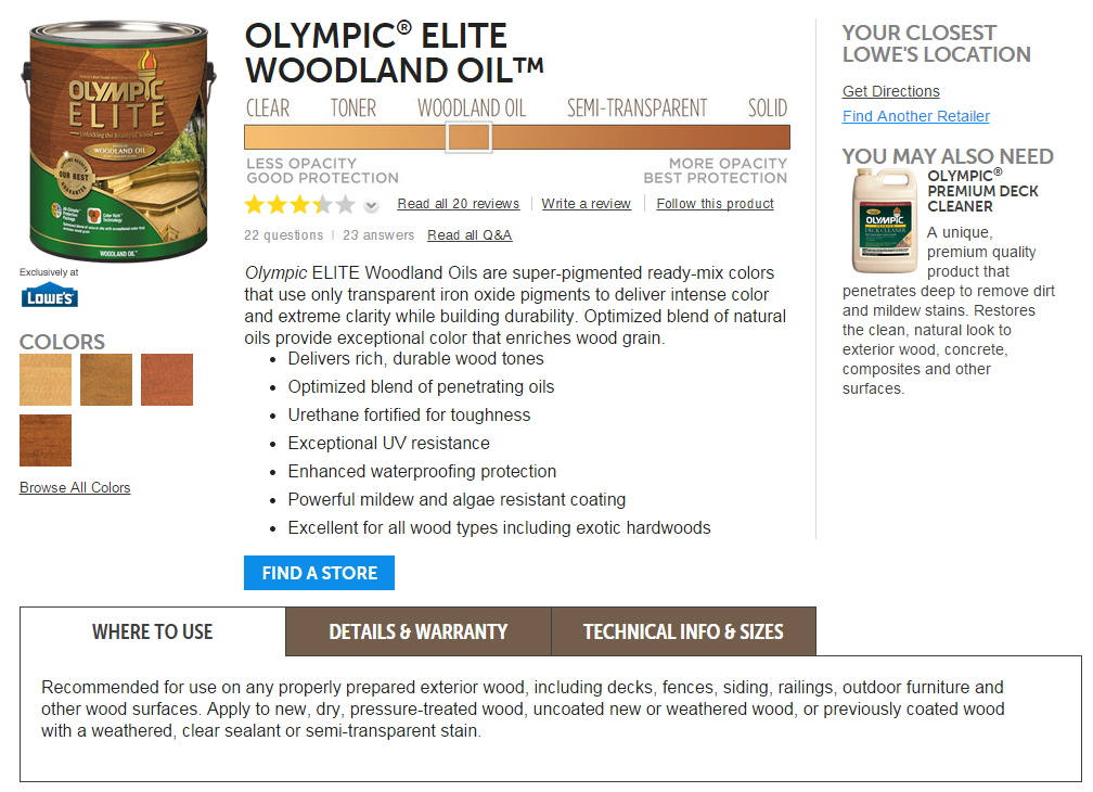 An example of a good page layout product